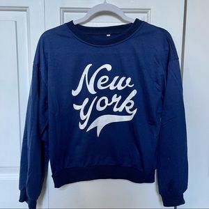 New York Long-sleeved Crew Neck